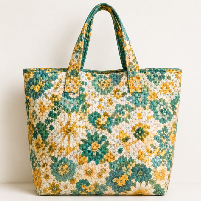 Floral Market Tote Bag